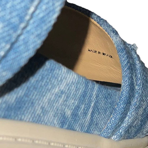 Alexandre Birman Clarita Sport Tractor Denim Blue US Size 10.5 Made in Brazil. - Picture 11 of 12